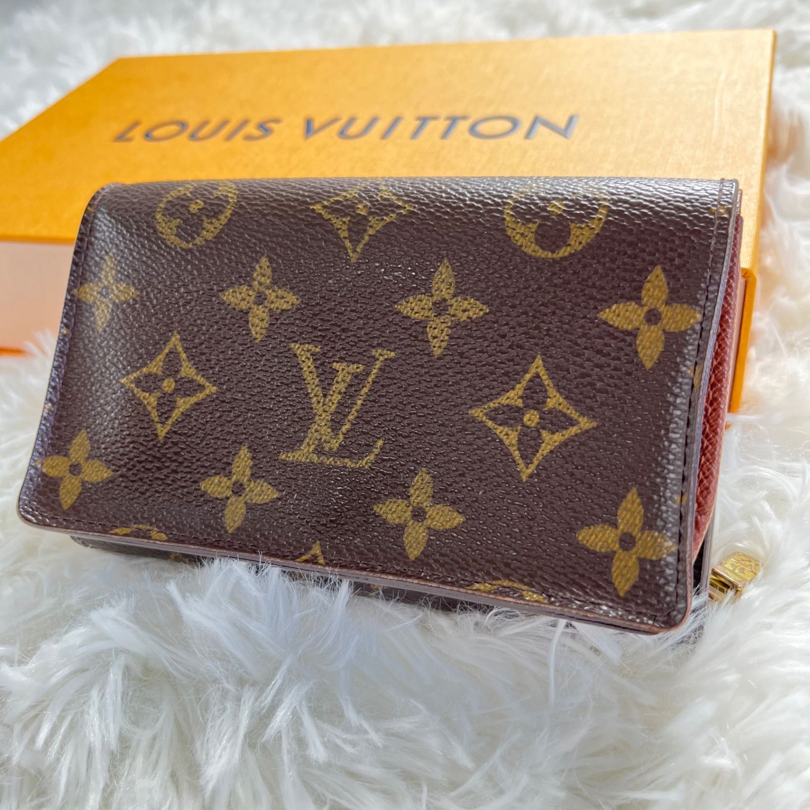 LOUIS VUITTON ポルト モネ ビエトレゾール モノグラム M61730 - メルカリ