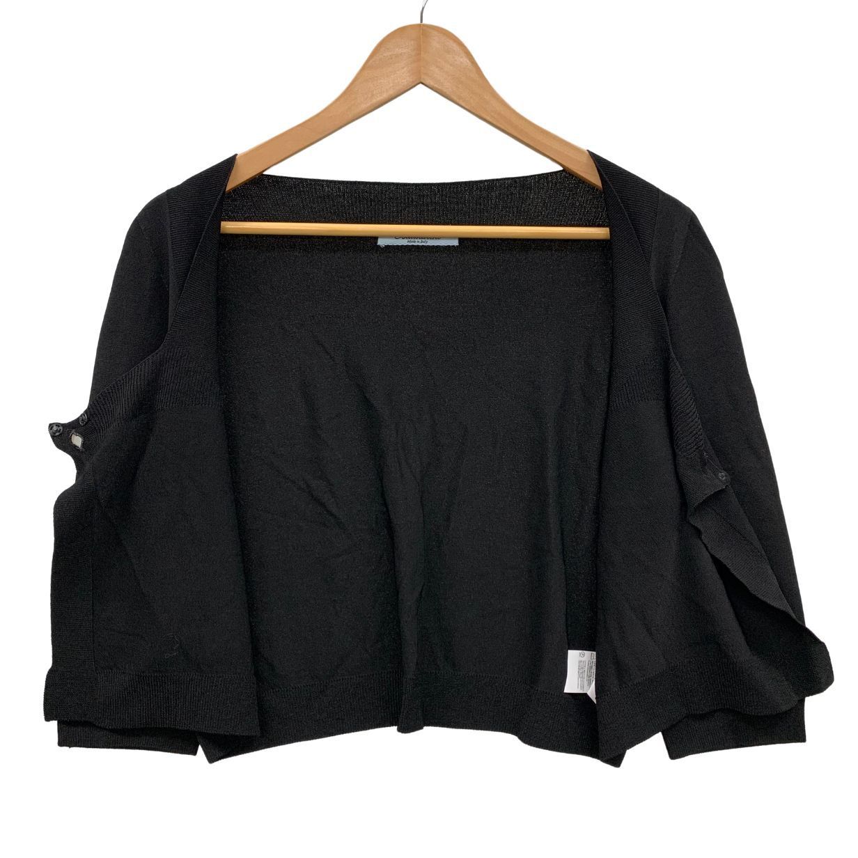 超美品　ブルマリン　ビジューボタン　ビーズ装飾総柄カーディガン　M相当 ビジューボタンカーディガン【torrazzo donna】|ネミカ