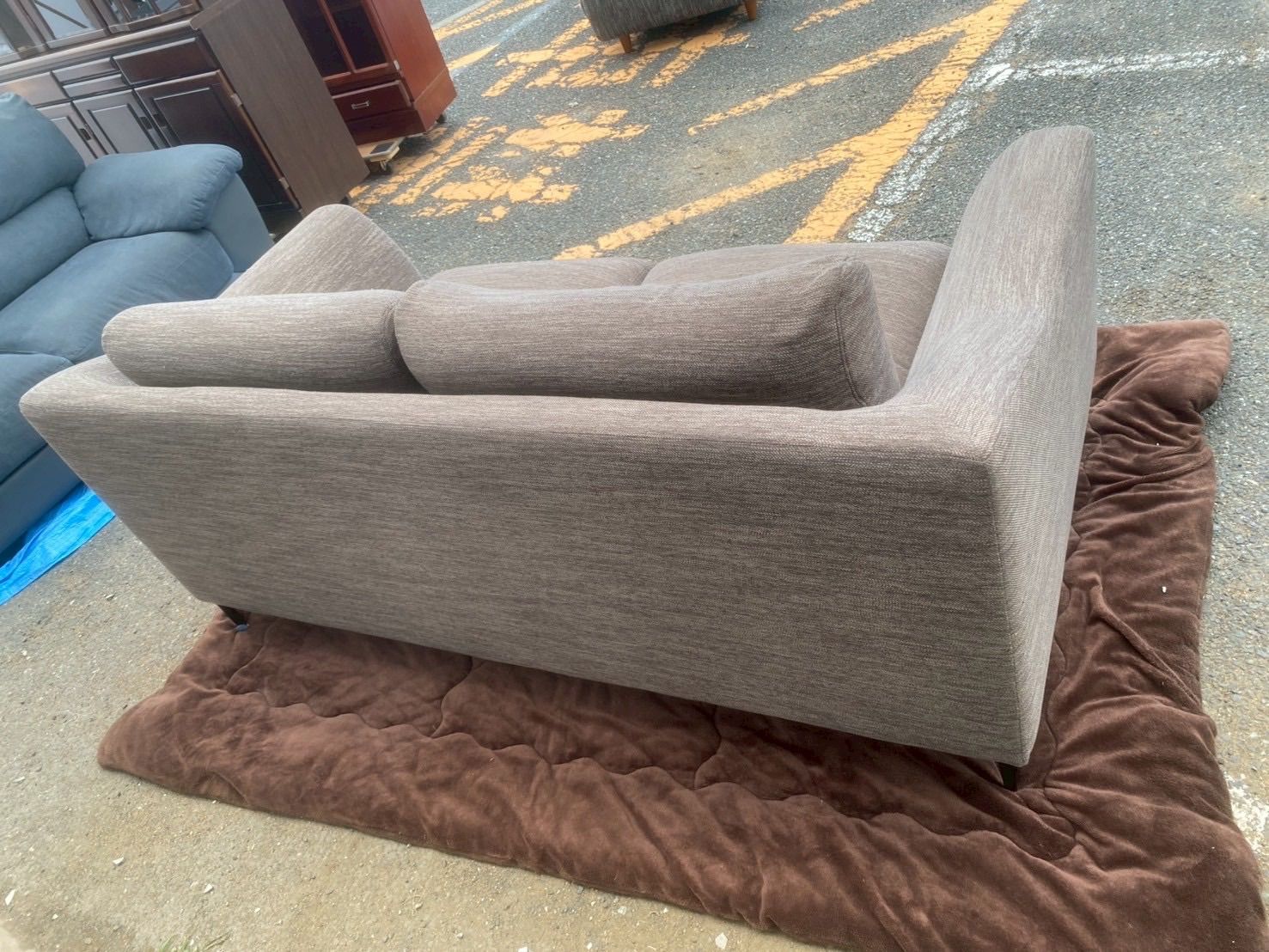 定価69,990 ニトリ ワイドソファ 2人がけ 座面ほつれあり格安出品 定価69,990 ニトリ ワイドソファ 2人がけ 座面ほつれあり格安