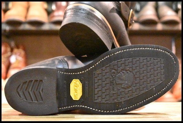 9.5E 良品 白タグ】Chippewa チペワ 91002 ショートエンジニア 7インチ