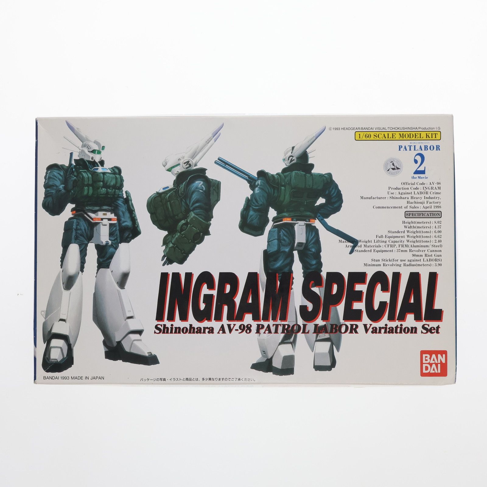 1/60 イングラムスペシャル 6g7v4d0 ふるいちオンライン - ホビー/ホビー その他/機動警察