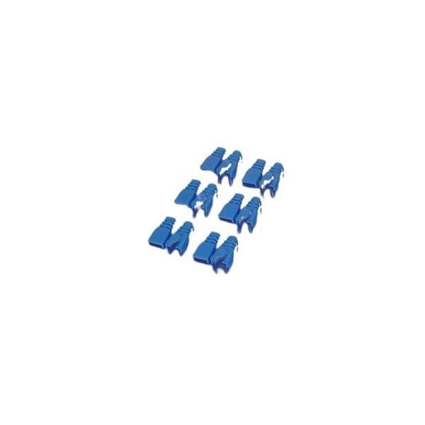 エレコム コネクタ保護カバー ブルー LD-ABBU6X5