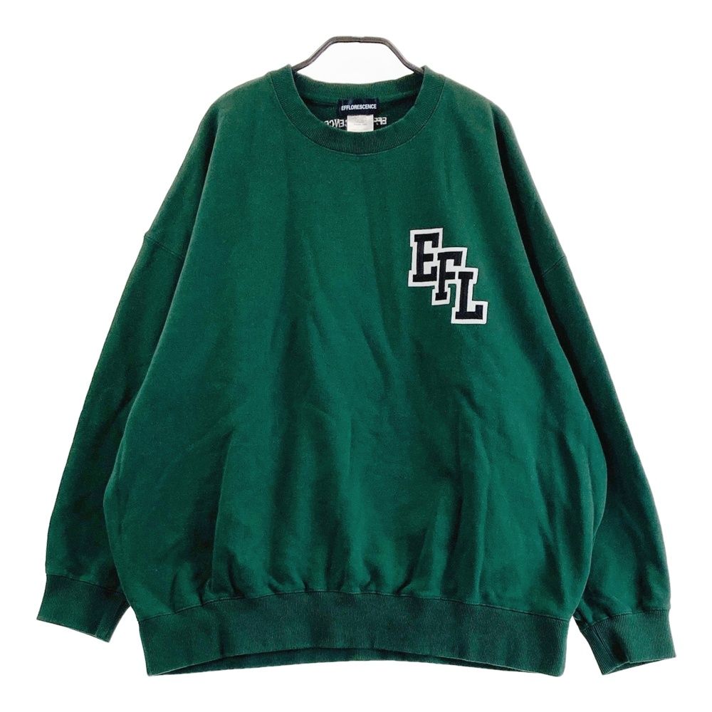 サイズ X-LARGE EFFLORESCENCE エフロレッセンス スウェット トレーナー グリーン系 240101534231 ゴルフウェア メンズ ストスト