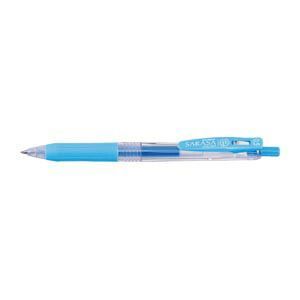 （まとめ） ゲル（ジェル）インクボールペン ゼブラ サラサクリップ ライトブルー JJ15-LB 4901681143184 1本【×100セット】