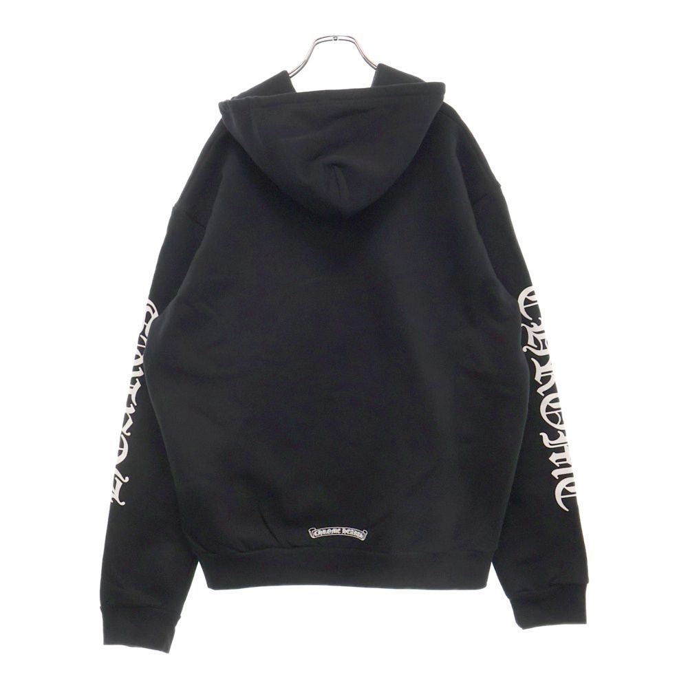 CHROME HEARTS (クロムハーツ) SWTSHRT HD ZIP アームロゴプリント 