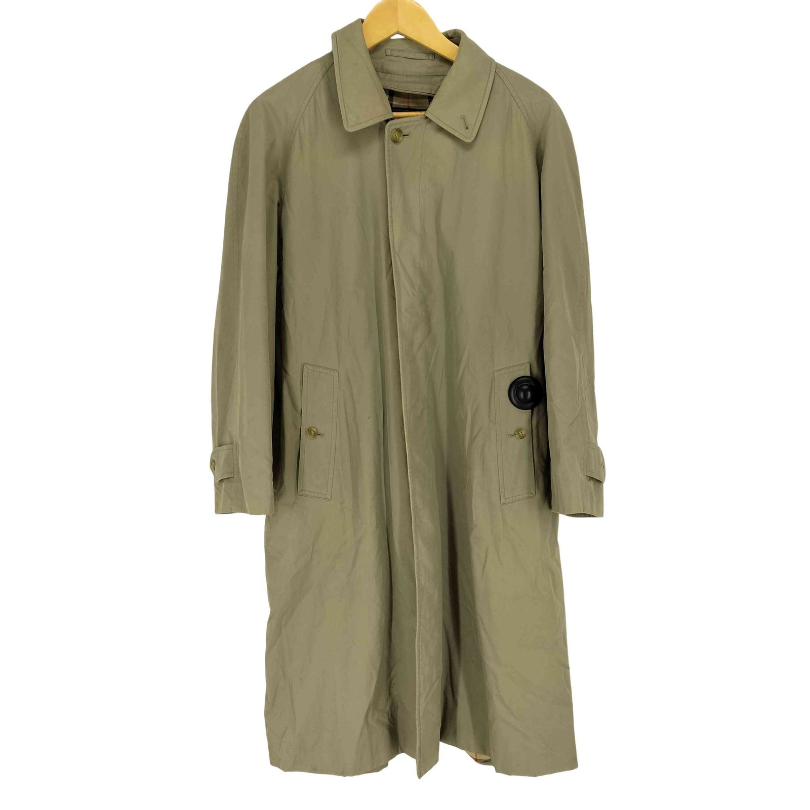 バーバリーズ BURBERRYS 裏地ノバチェック ステンカラーコート メンズ