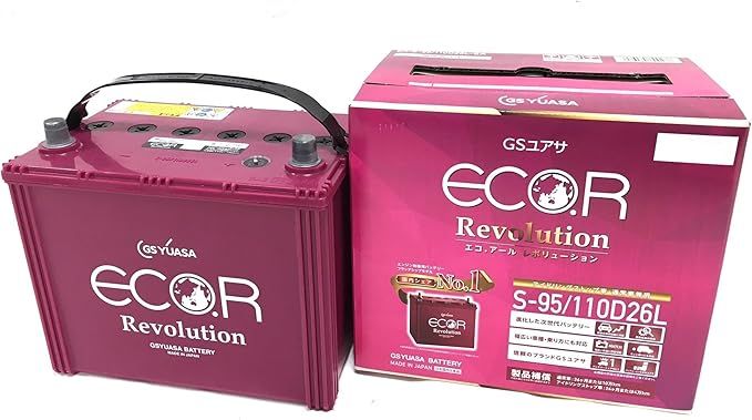 Sユアサ エコアール レボリューション バッテリー ER-S-95 110D26L