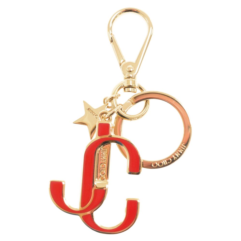 ジミーチュウ　チャーム　キーホルダー　JCロゴ JIMMY CHOO (ジミーチュウ) JC KEYRING ロゴキーリング