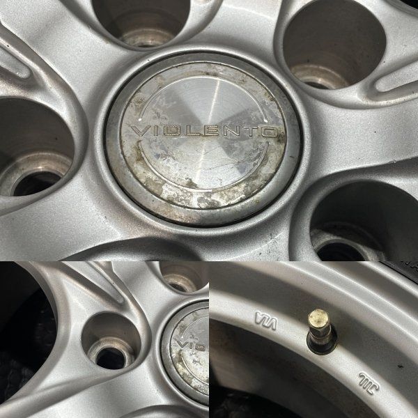 BS BLIZZAK VRX3 205/60R16】スタッドレス【VIOLENTO 16インチ 6.5 