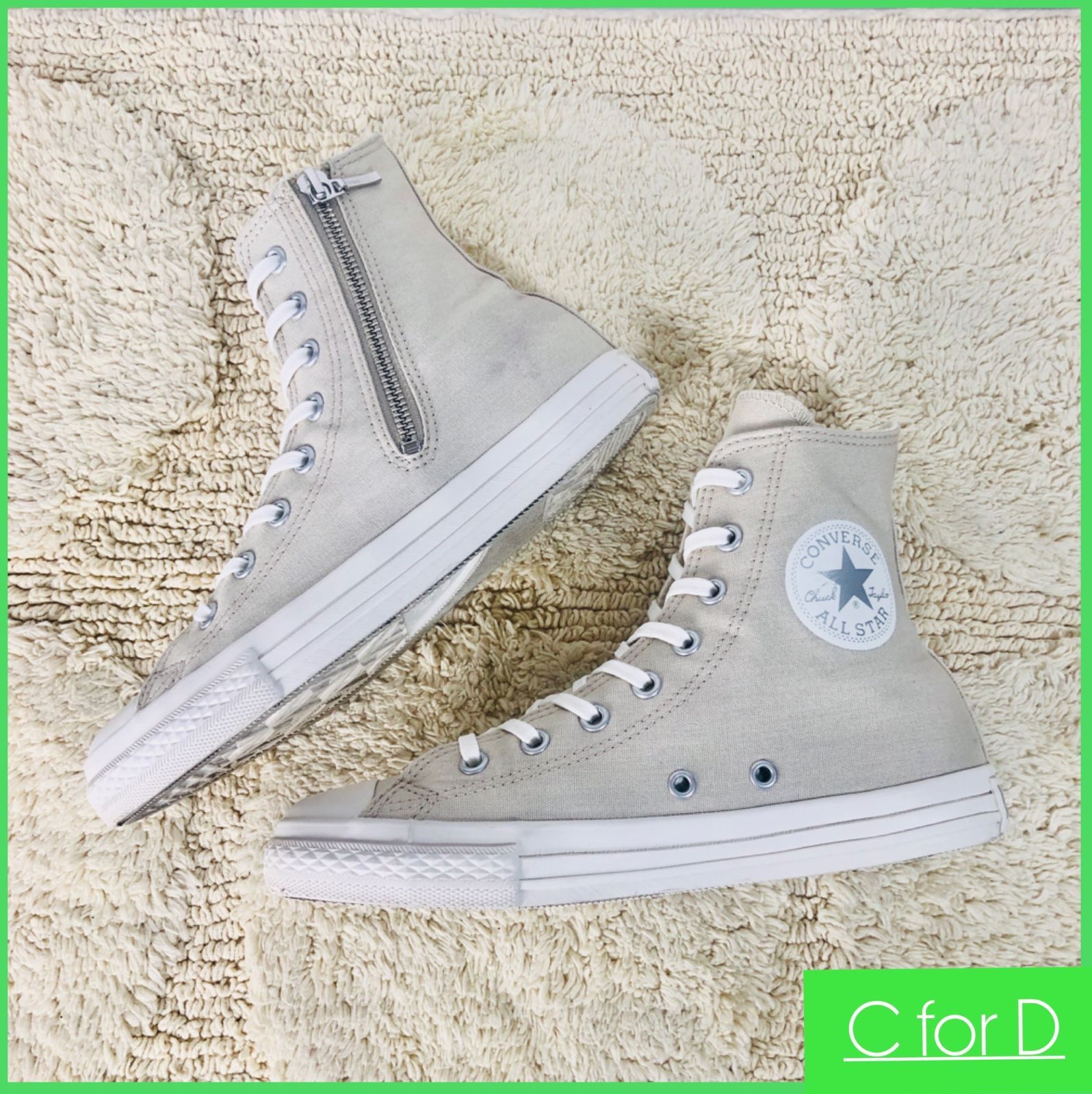 美品☆CONVERSE☆23.5cm ハイカットスニーカー コンバース