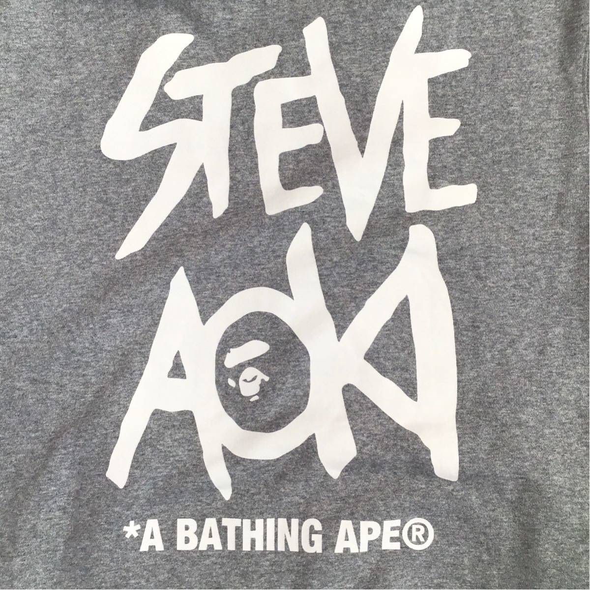 AAPE steve aoki コラボ パーカー AAPE BY A BATHING APE（エーエイプバイアベイシングエイプ）の