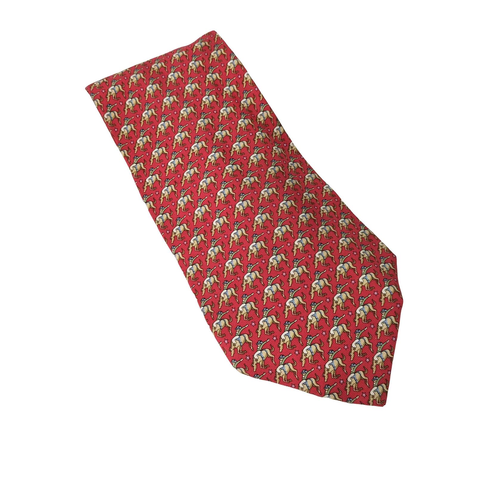 サルヴァトーレフェラガモ Salvatore Ferragamo 総柄 シルク