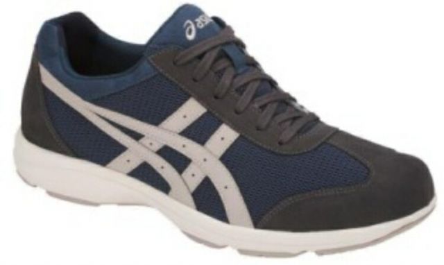WELLNESS WALKER アシックス商事 HADASHIWALKERPLUS536 ダークブルーＸフェザーグレー 26.5 TDW536 4912 | asics アシックス スニーカー シューズ 靴 ウォーキングシューズ ハダシウォーカー クッション性
