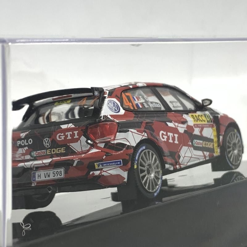 中古】箱日焼け)1/43 ｲｸｿ VW ﾎﾟﾛ GTI R5 2018年ﾗﾘｰ・ｶﾀﾙｰﾆｬ #47 E.