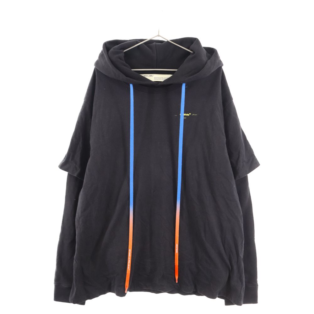 OFF-WHITE (オフホワイト) ARROWS DOUBLE TEE HOODIE アローズ ダブル