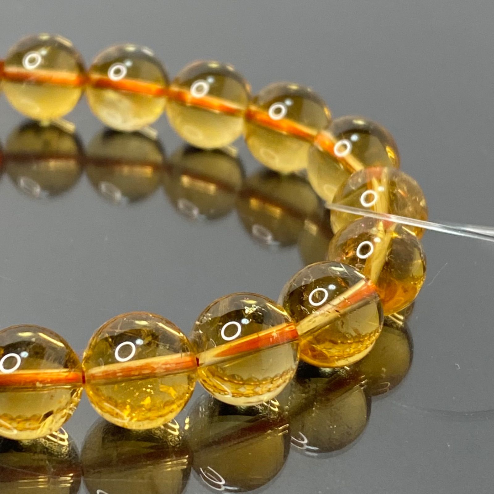 A793-4 高品質 ブラジル産 シトリン 天然石 パワーストーン