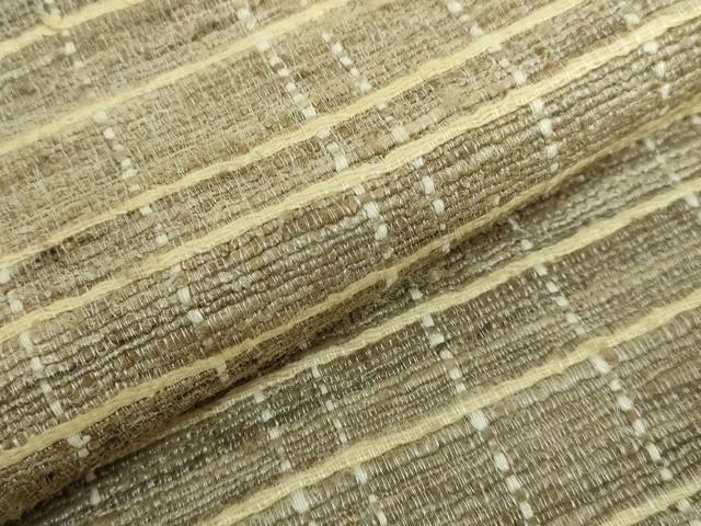 平和屋本店□極上 インド・アッサム 野蚕糸 手織 ムガシルク 両面 全通  