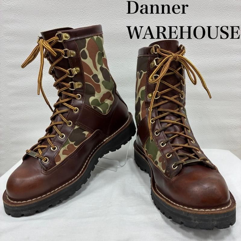 Danner ダナー ブーツ WAREHOUSE ウエアハウス 別注 CAMO LIGHT ダックハンターカモ ハンティングブーツ オイルドレザー