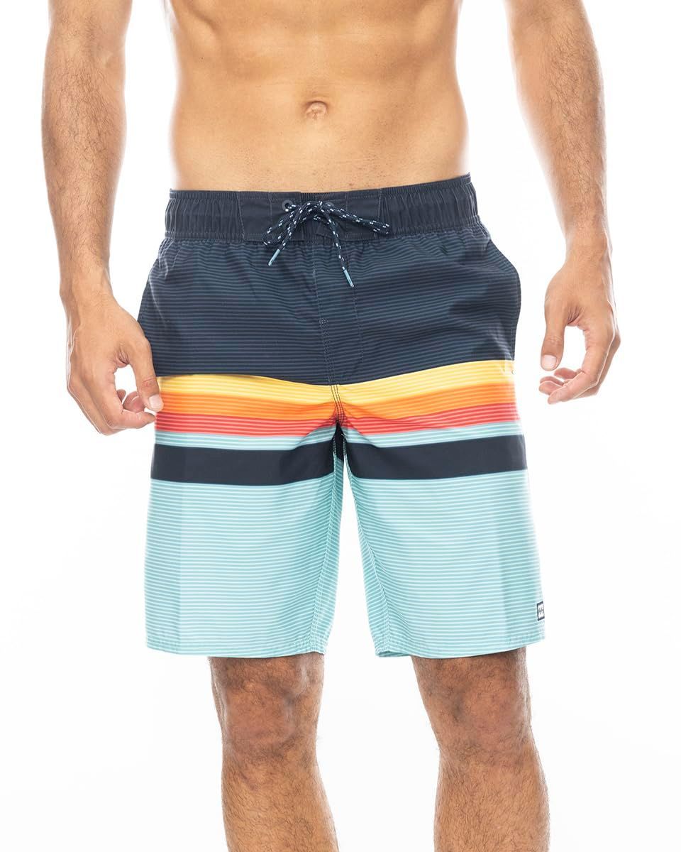 L_ブルー [ビラボン] スイムショーツ ALLDAY STRIPE TRUNKS メンズ BLU