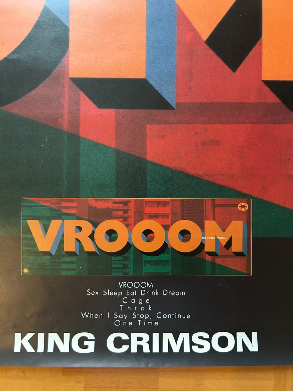 キング・クリムゾン King Crimson / VROOOM 1994年 EPアルバム