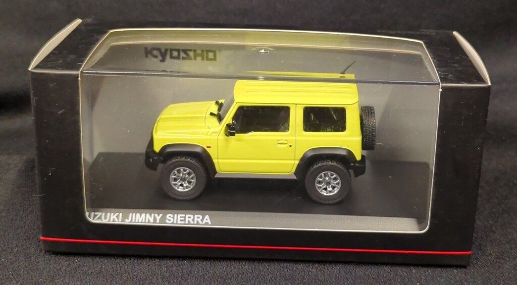 京商 1/43 SUZUKI JIMNY SIERRA Kinetic Yellow 03678RHY