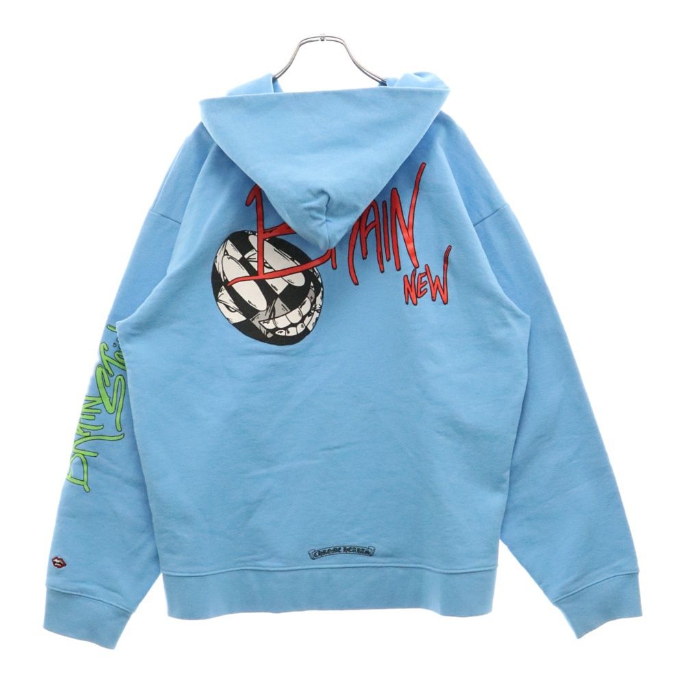 クロムハーツ★マッティボーイ Brain New フーディー ブルー Chrome Hearts Men's Matty Boy Brand New Brain New Hoody in Blue