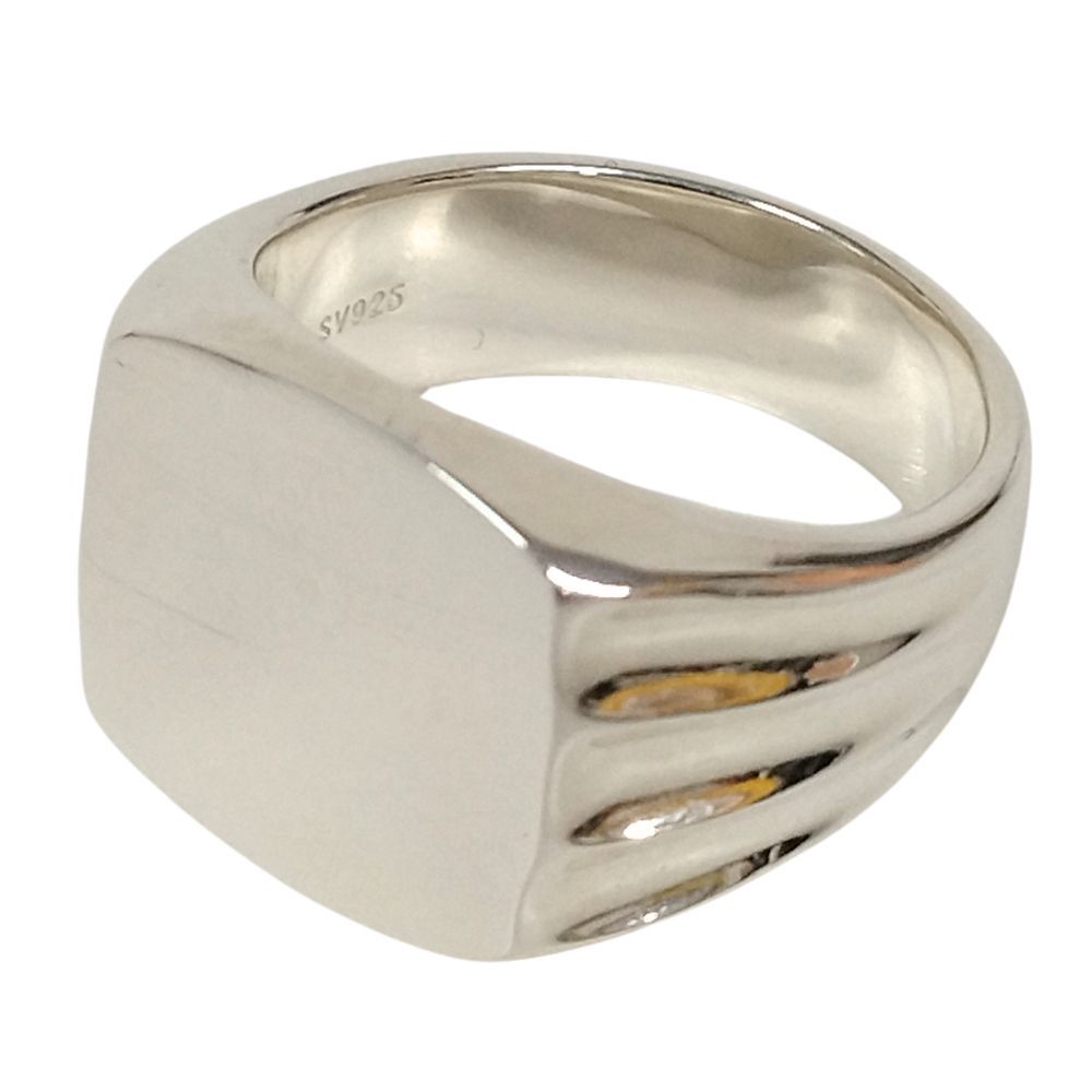 OVY Silver Signet Ring  指輪 OVY】Silver Signet Ring 9号 - メルカリ