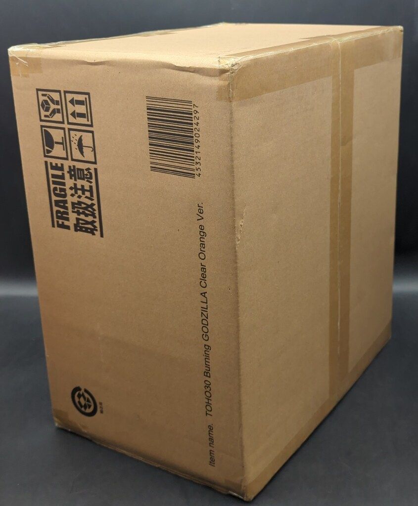 エクスプラス 東宝30 cmシリーズ 酒井ゆうじ造形 ゴジラ1995 クリアオレンジVer