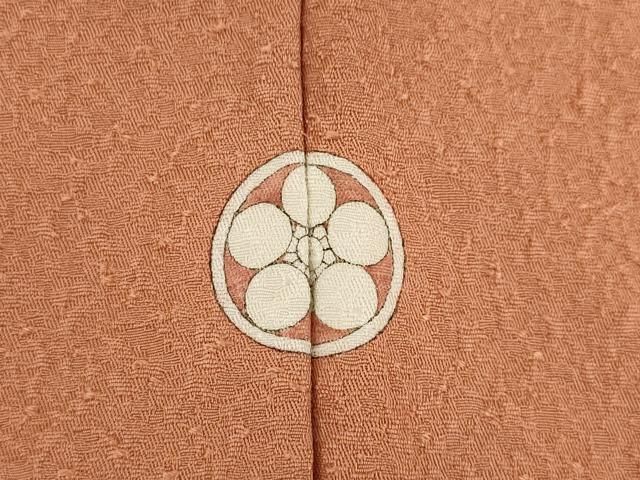 豊富な品揃え。 平和屋着物●本草木染作家 瑞鳳 色無地 洗朱色 正絹 AABA7947ck