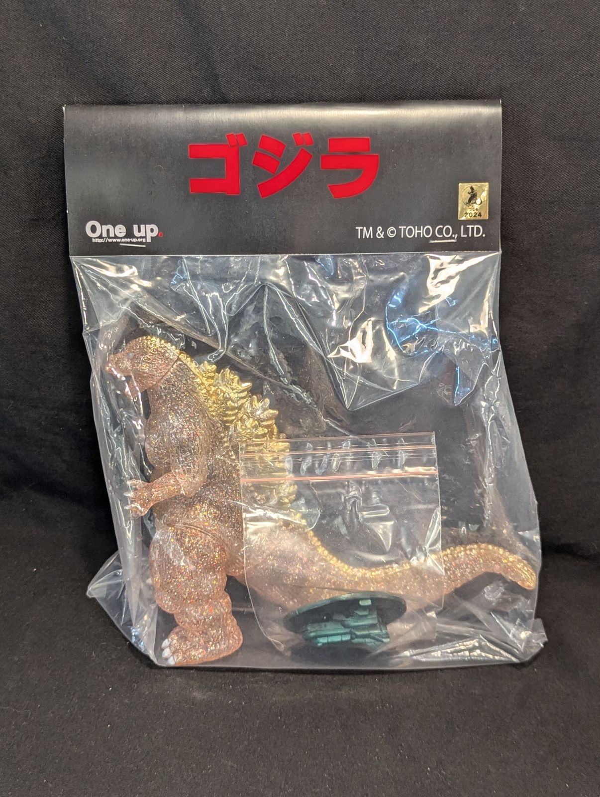 One up ゴジラ1995 クリアラメ成型 WF2024冬-で公式に取扱