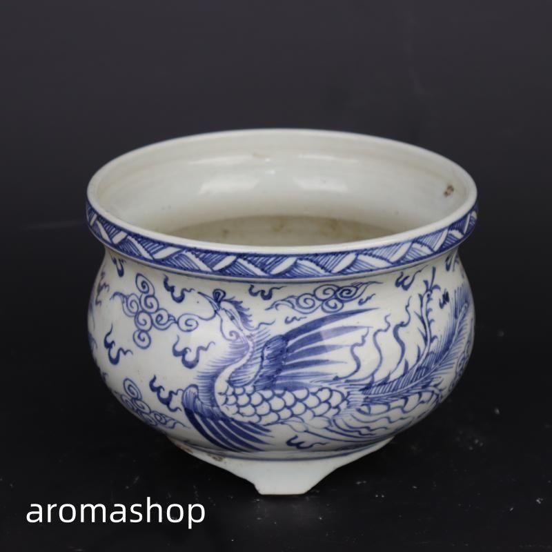 宋汝窯天青色三鳳鳥香炉 景徳鎮 陶磁器 装飾品 現代工芸品 美術品 置物 宋汝窯天青色三鳳鳥香炉 景徳鎮 陶磁器 装飾品 現代工芸品 美術