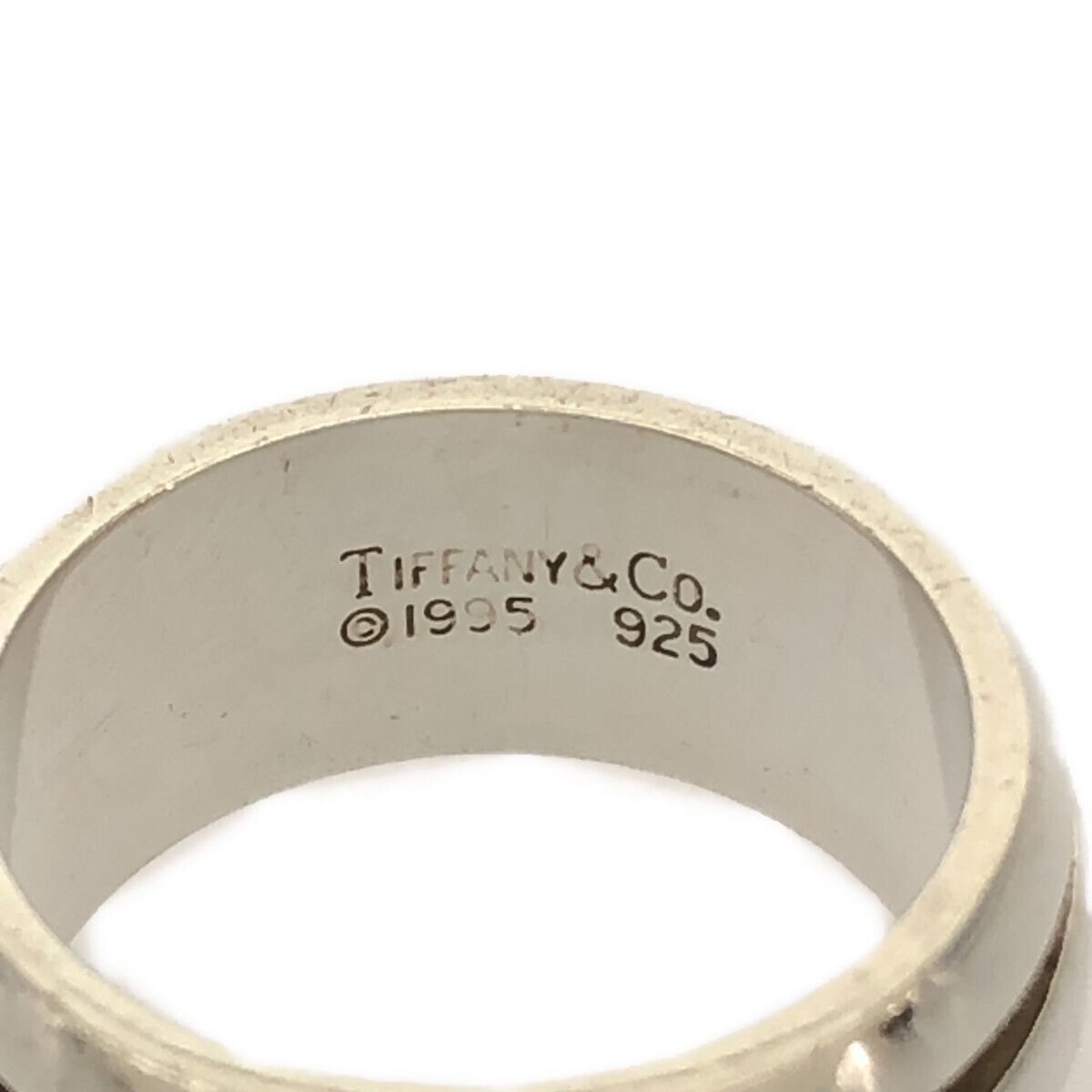 TIFFANY ティファニー グルーブド ダブルリング sv925 13号 TIFFANY&Co. ティファニー グルーブド ダブルラインリング 指輪