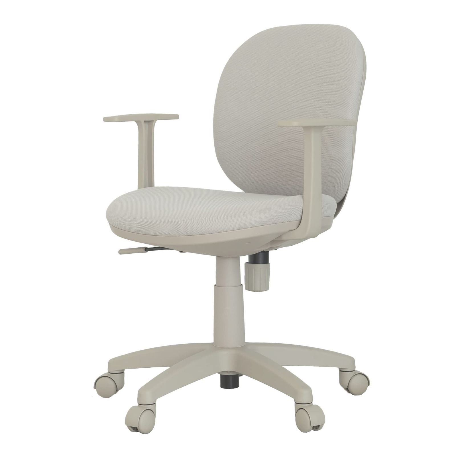 イトーキ ワントーンチェア ストーンベージュ オフィスチェア サリダ ワントーンデザイン onetone 背中を支えるミドルバック 快適な座り心地 ロッキング機能 10.5cm座面上下昇降 360度回転 固定肘 3年