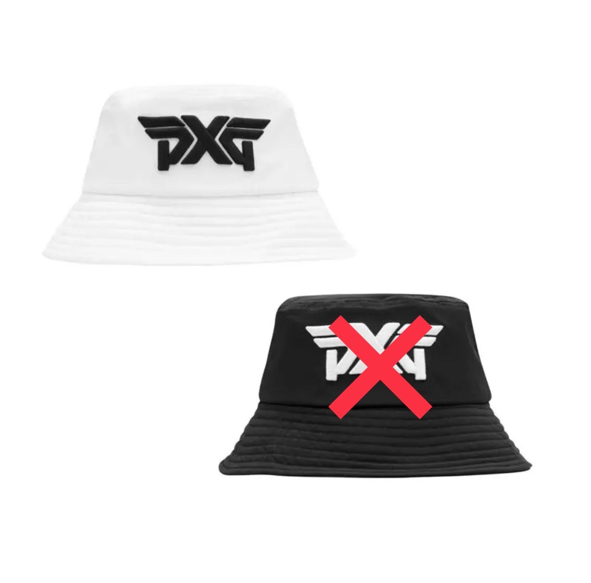 ゴルフ メンズ レディース 帽子 バケットハット/PXGピーエックスジー ... ゴルフ メンズレディース帽子 バケットハット/GFOREジーフォア:白緑
