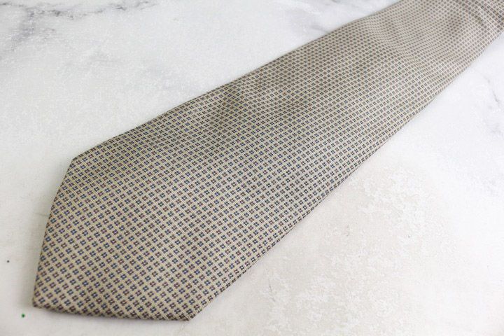 フランコバッシ ブランド ネクタイ シルク 小紋柄 格子柄 バーニーズ