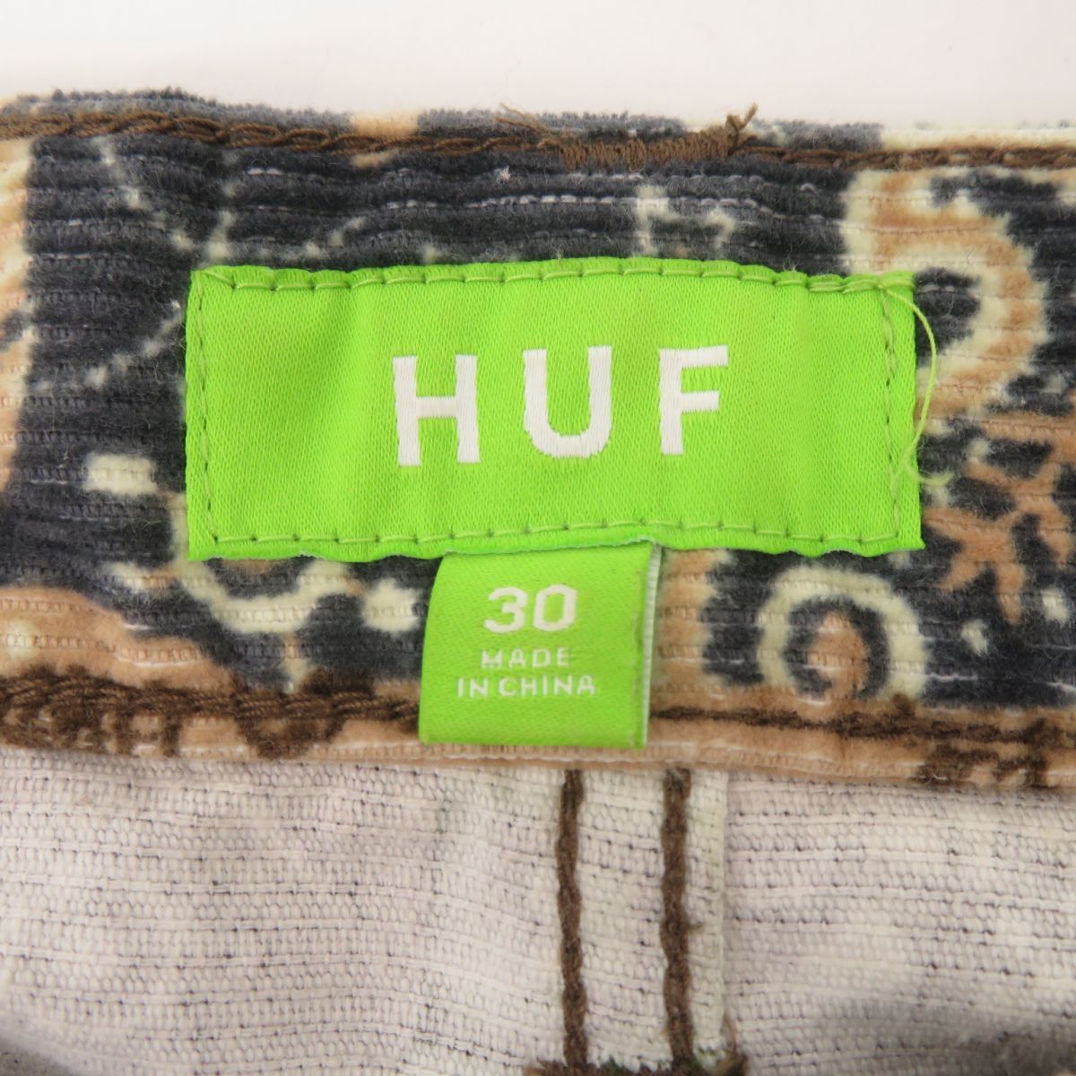 HUF ハフ CLASSIC CORD PANT クラシックカードパンツ サイズ30 ※中古