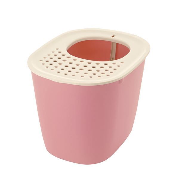 まとめ ラプレ 砂取りネコトイレ コーラルピンク ペット用品 ×2セット