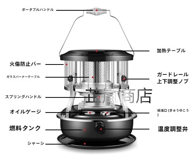 アルパカストーブランプ タンク容量4.5L