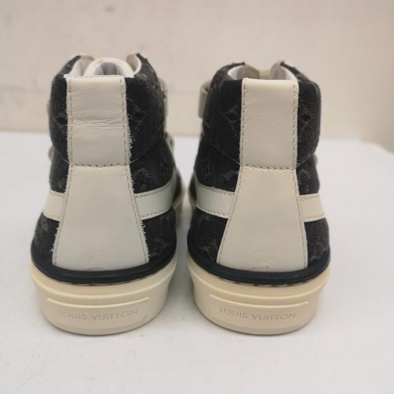  LOUIS VUITTON ルイヴィトン スニーカー キッズ モノグラム ベルクロ ハイカット ジュニア 子供 靴 シューズ 24 スニーカー キッズシューズ