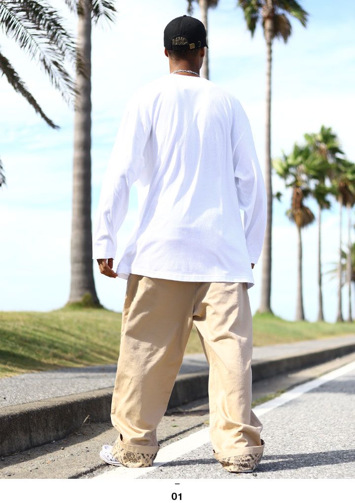 ACE FLAG 上下セット 長袖 ロンT チノパン ロングパンツ セットアップ