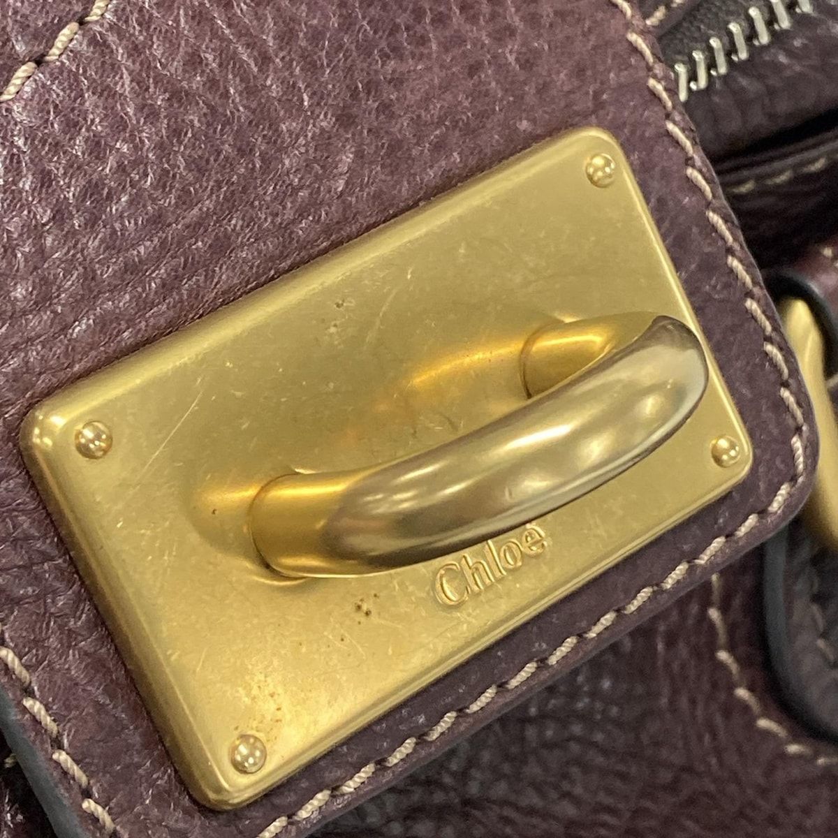 Chloe(クロエ) ハンドバッグ パディントン ボルドー パドロック