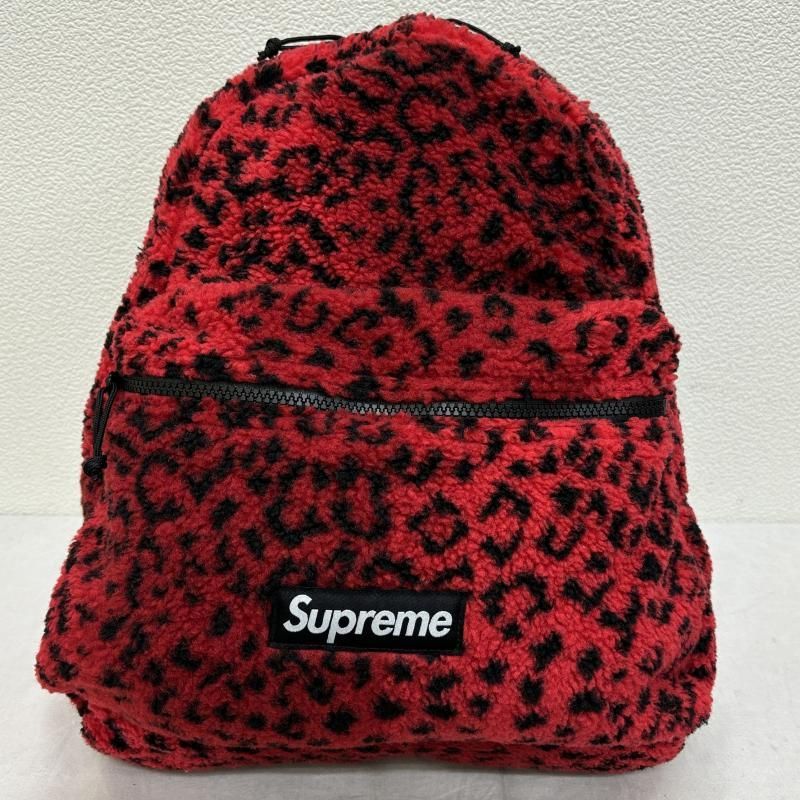 Supreme シュプリーム リュックサック、デイパック リュックサック、デイバッグ 17AW Leopard Fleece Backpack  レオパード ひょう柄 ボア フリース - メルカリ