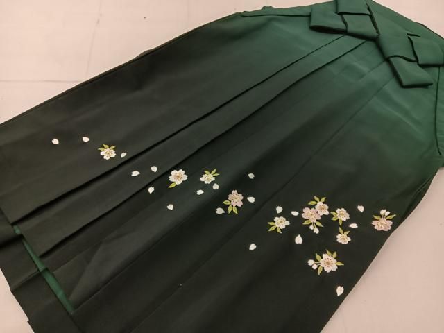 平和屋着物○女性 行灯袴 総刺繍 桜 暈し染め 金糸 洗える着物