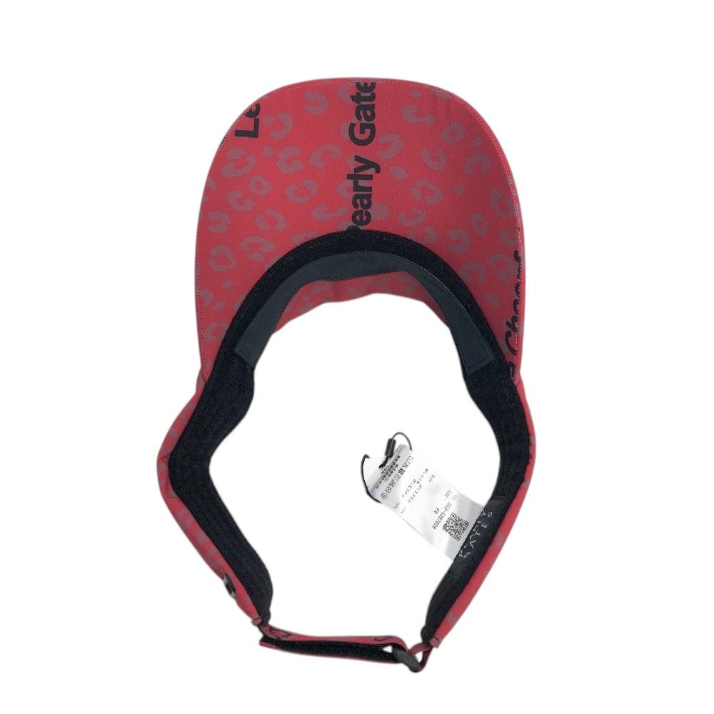 名品の PEARLY GATES パーリーゲイツ モデル サンバイザー レオパード柄 ピンク系 FR 240101535988 ゴルフウェア ストスト