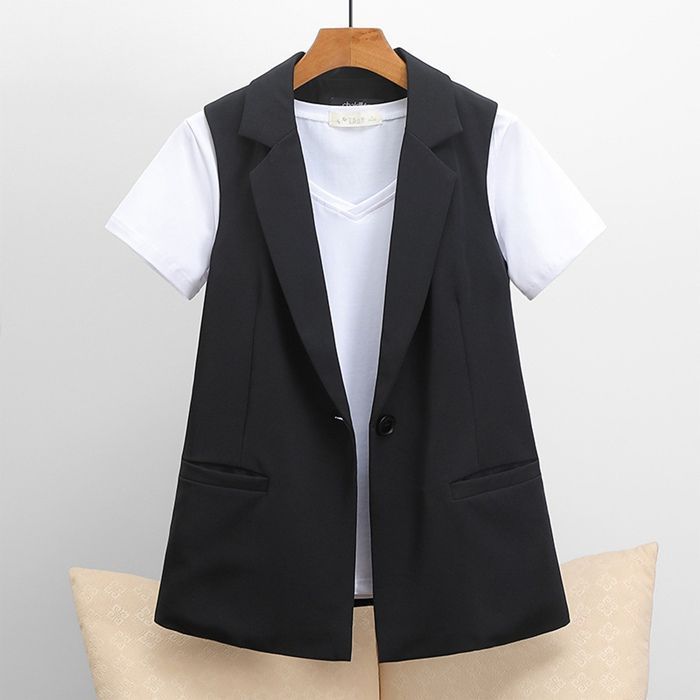 Ballsey ジレ　ベスト　1度着　美品　卒業式、入学式にも ジレ レディース ロングベスト 卒業式 入学式 フォーマル スーツ