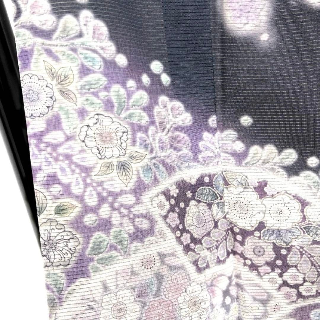 未着用 仕立て上がり 訪問着 夏用 絽 辻ヶ花 幻想的 扇 着物
