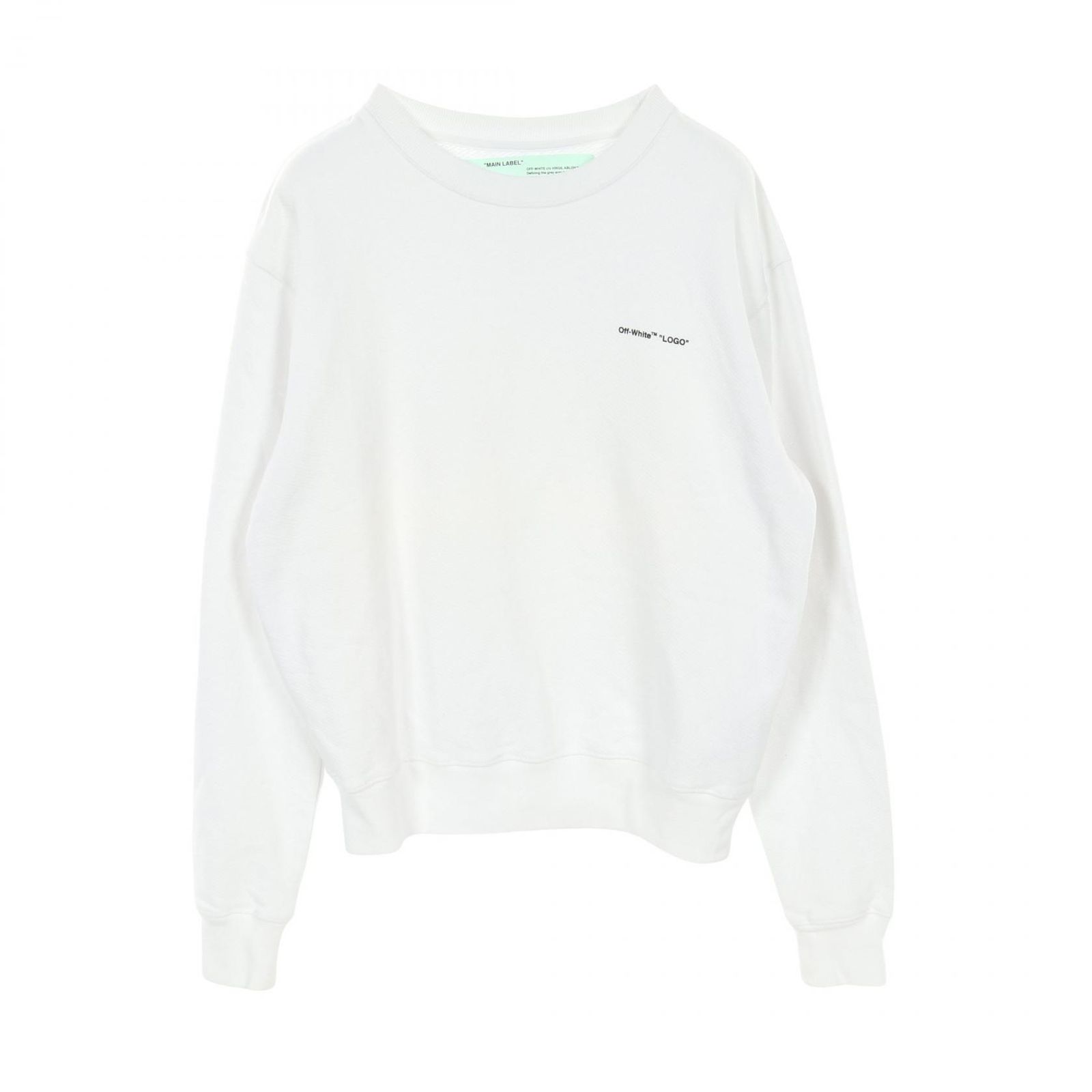 OFF-WHITE オフホワイト スウェット 白 M 3357325Y0028 ロゴ ホワイト（白）系 M Off-White(オフホワイト) スウェット