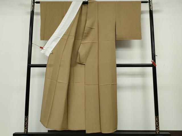 平和屋着物＊夏物 色無地 絽 飴色 鈴乃屋扱い 正絹 逸品 未使用 CAAT4065ut