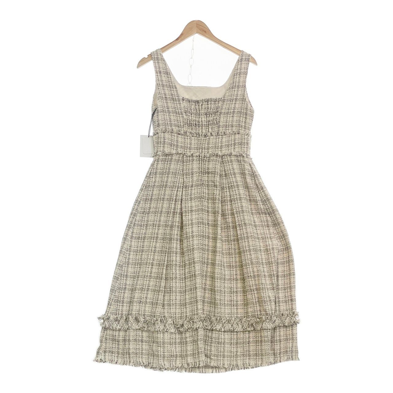 Her lip to♡ Summer Tweed Dress ホワイト Ｓ Her lip to♡ Summer Tweed Dress ホワイト S Her lip to Tweed