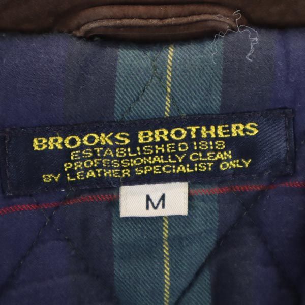 ブルックスブラザーズ USA製 ウールジャケット M ネイビー Brooks Brothers 裏キルティング メンズ   【230215】